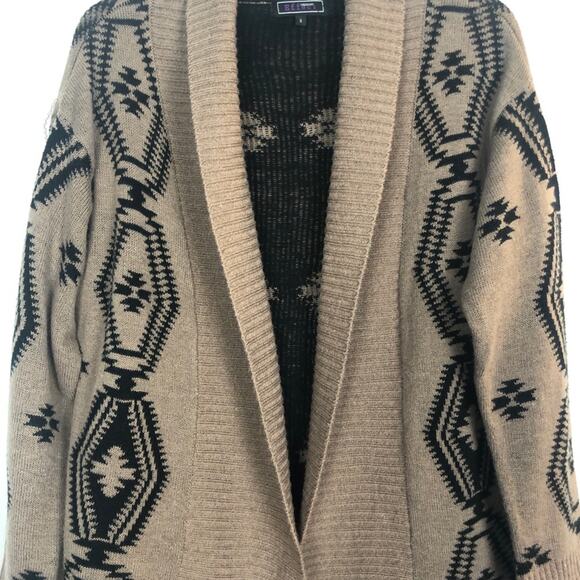 Creazioni Effeci Tribal Print Open Front Cardigan Size S - Picture 4 of 14